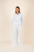 Yves linen pants in white