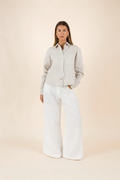 Bessi linen pants in white